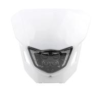 Msisuhoa Ensemble Phare Moto Pour WR250F Pour WR450F Pour YZ250F Pour YZ450F 2015-2019 Phare De Moto À LED Accessoires De Motocross Phares Avant(White)