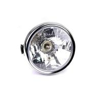 Msisuhoa Ensemble Phare Moto Pour YBR125 Pour YBR 125 2002-2013 Phare Avant Ambre Pour Moto Éclairage Rond Classique Phares Avant
