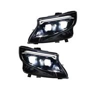 Msisuhoa Ensemble Phares Ensemble Lampes Avant Automatiques Pour Benz Pour Vito W447 2016-2023 Mise Niveau Style 2024 Lentille Projecteur Voiture LED Outils Plug And Play(For Halogen version)