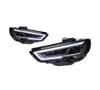 Msisuhoa Ensemble Phares Pour A3 8V Berline 2013-2016 S3 Dernier Style LED Feux De Jour Double Projecteur Accessoires Voiture Modifiés Pièces D'auto Phares(RHD,Xenon)