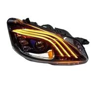 Msisuhoa Ensemble Phares Pour Benz W221 S300 S350 2006-2009 Phare LED Bi Xénon Ampoule Assemblage Mise À Niveau Accessoires Signal Dynamique Lumières Voiture(RHD,2010-2013 Night Vision)