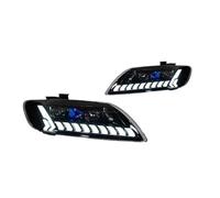Msisuhoa Ensemble Phares Pour Q7 2006-2015 Phare LED Phares DRL Clignotant Feux De Route Ange Oeil Projecteur Lentille Lampe Frontale(LHD,2010-2015 no AFS)