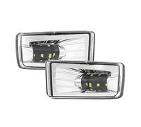 Msisuhoa Pour Chevrolet Pour Silverado Pour Avalanche Pour Suburban Pour Tahoe Pour GMC Pour Sierra Pour Yukon Ensemble Feux Antibrouillard À LED Feu Anti-Brouillard Avant(Chrome)