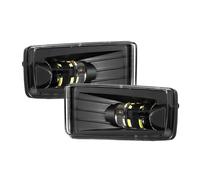 Msisuhoa Pour Chevrolet Pour Silverado Pour Avalanche Pour Suburban Pour Tahoe Pour GMC Pour Sierra Pour Yukon Ensemble Feux Antibrouillard À LED Feu Anti-Brouillard Avant(Black)