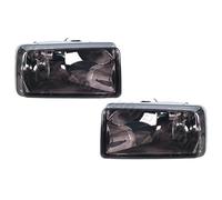 Msisuhoa Pour Chevrolet Pour Silverado Pour Tahoe Pour Suburban Pour Avalanche 2007-2013 GM2593160 GM2592160 Feu Antibrouillard Avant Feu Anti-Brouillard Avant(Black Lens-1Pair)