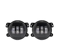 Msisuhoa Pour Chrysler PT Pour Cruiser 2006-2010 Feux Antibrouillard À LED 60 W 4 Pouces Avec Anneau Halo Blanc Clignotant Ambre DRL Feu Anti-Brouillard Avant(2pcs)