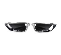 Msisuhoa Pour Jeep Pour Grand Pour Cherokee 2016-2022 2 Pièces Cadre De Feu Antibrouillard De Pare-chocs Avant Lunette Feu Antibrouillard 68261710AA 68261711AA Feu Anti-Brouillard Avant
