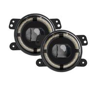 Msisuhoa Pour Jeep Pour Wrangler JK Pour Grand Pour Cherokee 2007-2013 2X4 Pouces Feux De Brouillard À LED Ronds Feux De Conduite Avant Tout-terrain Feu Anti-Brouillard Avant