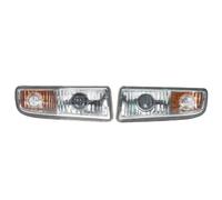 Msisuhoa Pour LEXUS LX470 1998-2008 Gauche Droite Pare-chocs Avant Feu Brouillard Lampe De Conduite Phare Lumière Antibrouillard Ensemble Lampe Feu Anti-Brouillard Avant(White)