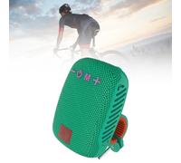 Msiud Bike Blue Tooth Enceinte, Guidon Portable avec Radio FM, Haut-Parleur de Conception intégré avec Un Son Fort pour la Conduite, IPX5, Supporter la Carte Mémoire, Fil Moins pour Le (Paon Bleu)
