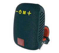 Msiud Bike Blue Tooth Enceinte, Guidon Portable avec Radio FM, Haut-Parleur de Conception intégré avec Un Son Fort pour la Conduite, IPX5, Supporter la Carte Mémoire, Fil Moins pour Le (Bleu foncé)