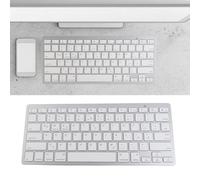 Msiud Clavier de Dent Bleu Universel Multi-appareils, sans Fil Ultra Compact pour L'italien Espagnol Français Allemand, Compatible (Disposition de Qwetz Allemande)
