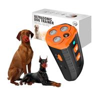 Msiud Dispositif Anti-Aboiements à Ultrasons pour Chien, Répulsif à Ultrasons avec Portée de 10 m 33 Pieds Appareils Anti Aboiements Rechargeables avec 3 émetteurs à Ultrasons avec Lampe de Poche