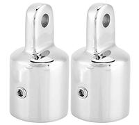 Msiud Lot de 2 Raccords Bimini Acier Inoxydable 316, pour Auvent de Bateau