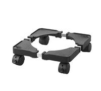 Msiud Support à Plantes avec roulettes Réglable, Base Verrouillables Roulante pour Pots Lourds Jardin et Extérieur Intérieur Chariot Transporteur pour Fleurs Réfrigérateur ou Poubelle Charge 50 kg