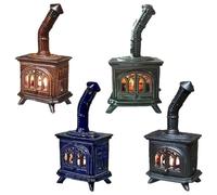 Mskidand 4 Pièces Bougeoir de Cheminée Photophore d'art Bougeoir Créatif Bougeoirs en Résine pour Salon Maison Salle à Manger