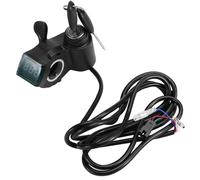 Mskidand E-Bike Thumb Throttle Affichage LCD Régulateur de vitesse Guidon Poignées pour Switch Vélo Électrique Scooter Tricycle Remontage