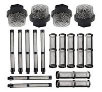 Mskidand Ensemble de filtres de pulvérisation de peinture sans air, filtre de filtre d'entrée de tuyau, filtre collecteur de pompe 246384, filtre 287032 (4 + 7 + 7 pièces)