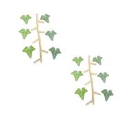 Mskidand Ivy Lot de 2 aimants de réfrigérateur imprimés en 3D pour faux lierre