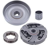 Mskidand Kit de roulement de pignon de tambour d'embrayage 3/8-7T pour tronçonneuse 3120 394XP 395XP 3120XP Jonsered 2094 2095 503701501