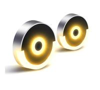 Mskidand Lampe de Sac à Main, Lampe LED pour Sac à Main pour Femme, Illuminateur de Sac Rechargeable, Lampe à Clip pour Badge D'Infirmière, Compacte et Pratique (2 Pièces)