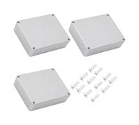 Mskidand Lot de 3 boîtiers de pédale de guitare 1590BB en aluminium moulé sous pression 120 x 94,5 x 34 mm
