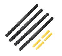 Mskidand Lot de 4 outils de réparation de filetage portables pour goujons, tuyaux et vis pour métriques PF SAE/UN/BSF