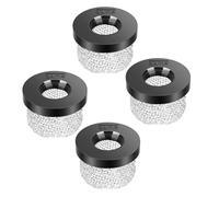 Mskidand Lot de 4 passoires en acier inoxydable de 1,9 cm à 14 cm, en maille inoxydable compatible avec la passoire à vis MA-023