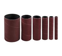 Mskidand Lot de 6 manchons de ponçage pour ponceuse à broche, grain 120, manchons de ponçage en oxyde d'aluminium