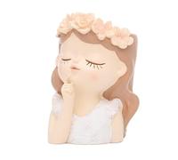 Mskidand Petit kit de pot de fleurs succulentes avec trou de drainage de 10,2 cm pour intérieur - Vase à fleurs mignon unique - Décor D