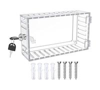 Mskidand Protection universelle pour thermostat avec serrure à combinaison universelle en acrylique transparent avec serrure