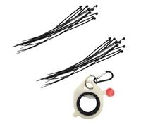 Mskidand Support pour attaches de câbles électriques, matériel portable, rangement d'outils phosphorescent, organisateur de cravates