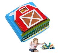 Mskmnkot Banney Board for Toddlers 3D Feel Activity Book Baby Sensory Toys Preschool Educational Learning Jouet pour bébé Fille Buany Board 1 an
