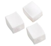 Mskmnkot Boule de pâte, balles de contrainte Tofu 3pcs, Jouets Stress en Hausse Lent, Jouets Complices en Plastique, 2, 2x1, 6x1.2 Portable pour Adultes