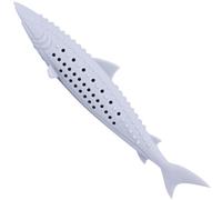 Mskmnkot Catnip Toy pour Chats 6.1x1 '' Rempillable Catnip Fish Shape Cat Toy Facile to Wash Cat Demains Nettoyage avec des Trous de Ventilation pour Le Plaisir et l'ennui Gris Gris