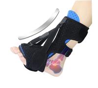 Mskmnkot Plantar Fasciitis Night Splint Lightweight Foot Drop Brace Relief Heel Pain Foot Drop Ankle Support for Men Women Black Plantar Fasciitis Brace