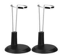 Mskmnkot Support de poupée 2PCS de 4 à 5, 5 Pouces Support poupée réglable Hauteur avec Une Figure d'action Stable Base Ronde est pour Affichage la fête du Magasin Domestique