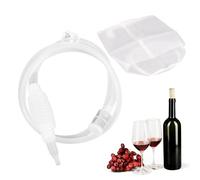 Mskmnkot Wine Siphon 2, 5 m / 8, 2 Pieds Tube de Brassage en Silicone avec Sac de Filtre et Clip d'arrêt d'eau pour la bière, Fabrication vin (Filtre en Acier Inoxydable), Pompe Siphon