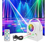 Mslitely-Boule lumineuse disco, en matériau ABS, avec télécommande, lumière d'ambiance LED dynamique, lumière DJ, adaptée aux fêtes de famille/fêtes/mariages/éclairage de scène et autres occasions.