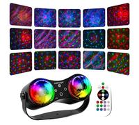 Mslitely Disco Party Light - Projecteur stroboscopique-sternenhimmel avec lumières LED, DJ-Bühnenlicht, conçu pour les fêtes, les bars, les scènes de scène, les temps forts, KTV et d'autres activités.
