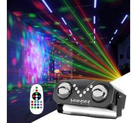 Mslitely - Un projecteur polyvalent avec deux options d'éclairage RGB, éclairage LED et éclairage DJ, idéal pour les réunions de famille, les fêtes et autres événements.