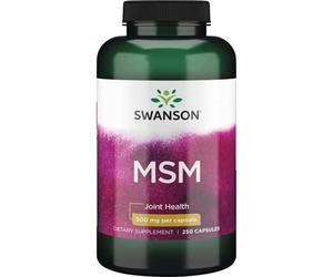 MSM Methylsulfonylmethane, 500mg - 250 caps