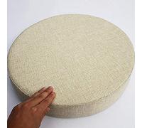 MSM Siège Booster Coussins De, Hublot De Compartiment Terrasses Tatami Rond Coussin De Siège Japonais Grande Futon Coussin De Chaise, Série 2-Beige Diamètre: 40cm