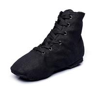 MSMAX Jazz Chaussures de danse, Noir , 37.5 EU
