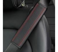 MSMDG 2 PièCes Voiture Rembourrage De Ceinture De Sécurité pour Cupra Ateca/Born/E-Racer/Formentor/Leon/TCR, Amovible Rembourrage Ceinture Sécurité,D/Black-Red