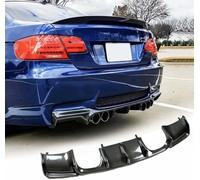 MSMDG Diffuseur de Pare-Chocs arrière pour BMW 3er E92 Coupe E93 Cabrio M3 2008-2013, Anti-Collision Diffuseur De Lèvre Modification Accessoires