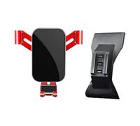 MSMDG Support de téléphone pour Voiture, Compatible pour Audi Q2L 2019-2024, pièces Automobiles,Red
