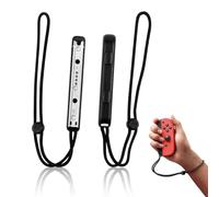 MSMXCS Lot de 2 Dragonnes Bracelet pour Manettes Joycon Nintendo Switch avec Verrouillage Automatique de Joystick - Accessoires Antidérapants Ergonomiques et Durables pour Jeux Sportifs