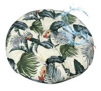 MSNCS Coussin pour Fauteuil Papasan - Rond diamètre 40/50/60/80/100/120 cm épaisseur 10 cm Coussin de Siège Imperméable, extérieur/intérieur - Coussin de Sol pour Meubles de Jardin(Color 1,120x120cm)