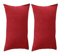 MSNCS Housse de Coussin Rectangulaire 40x70 / 30x50 / 30x60 / 50x70 Canapé Taie d'oreiller,Lot de 1/2,en Doux Velours côtelé, pour Salon, Chambre à Coucher,Canapé Décorative(#5,30x60cm 2pcs)